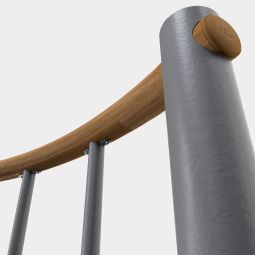 Minka balustrade grise avec barres 6