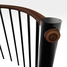 Minka balustrade noire avec barres 5