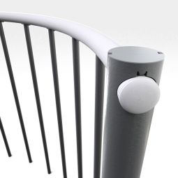 Minka balustrade grise avec barres 5