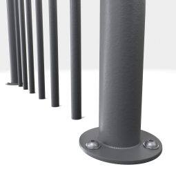 Minka balustrade grise avec barres 7