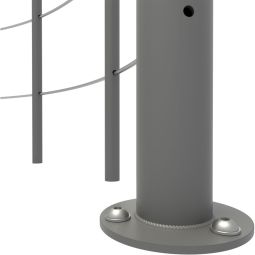 Minka balustrade grise avec câbles 7