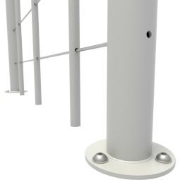 Minka balustrade blanche avec câbles 7