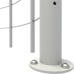 Minka balustrade blanche avec câbles 7