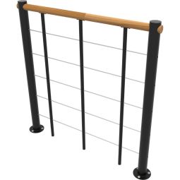 Minka rampe noire avec sangles 4