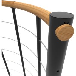 Minka balustrade noire avec câbles 6