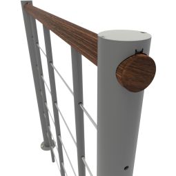 Minka Garde-corps gris avec barreaux 5