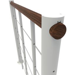 Minka balustrade blanche avec câbles 5