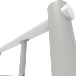 Minka balustrade blanche avec câbles 6