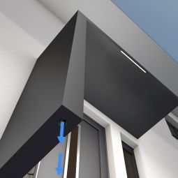 Auvent rectangulaire BS Plus avec 10