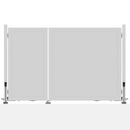 Entraînement de porte double avec 7