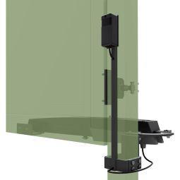 Entraînement de porte double avec 5