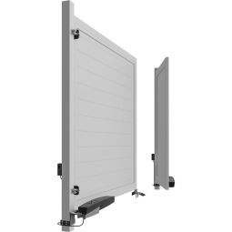 Entraînement de porte double avec 9