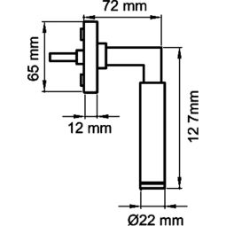 Poignée de fenêtre Karcher Tasmania 3