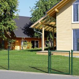 Portillon grillagé en kit vert 3