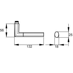 Poignée de porte Karcher Oregon 4