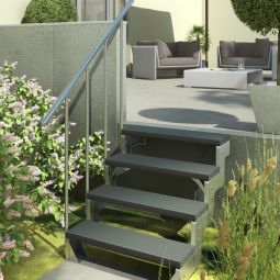 Escalier extérieur droit DOLLE Gardentop 4