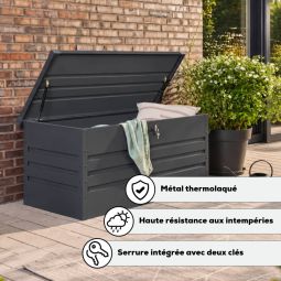 Coffre de rangement extérieur 400 L 7