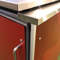 Binto cache poubelle couvercle HPL 4