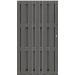 Portail panneau brise-vue bois composite, 3