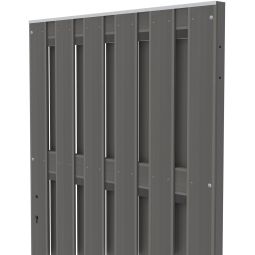 Portail panneau brise-vue bois composite, 4