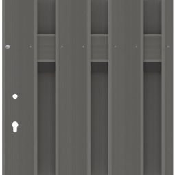 Portail panneau brise-vue bois composite, 5