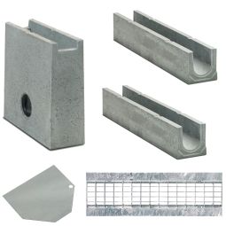 Set de caniveau de drainage 5