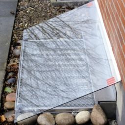 Recouvrement vitrage de sécurité pour 3