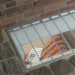 Grille piéton métal déployé pour 3