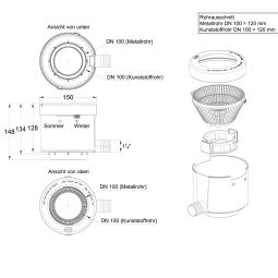 Collecteur filtrant d'eau GRAF Eco 5