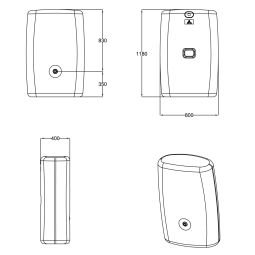 Récupérateur d'eau GRAF colonne romaine 4