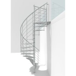 Minka escalier colimaçon Milano blanc 7