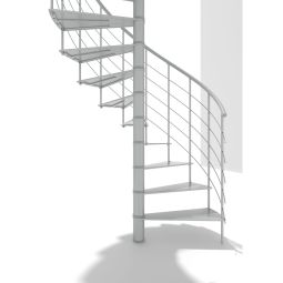 Minka escalier colimaçon Milano blanc 6