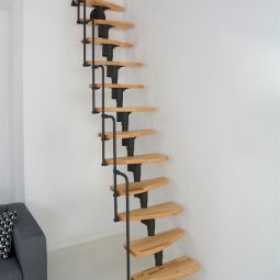 Minka escalier compact Monaco noir 3