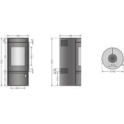 Justus cheminée Mino Top 2.0 4