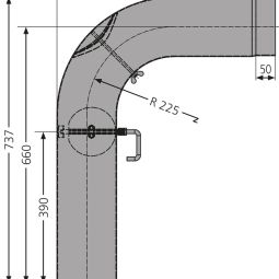 Justus kit conduit étiré pour 3