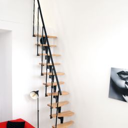 Minka escalier compact Nizza noir 3