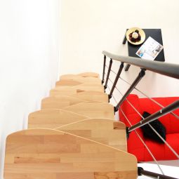Minka escalier compact Nizza noir 4