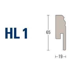 Parador plinthe uni blanc D001 3