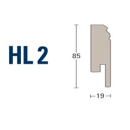 Parador plinthe uni blanc D001 4