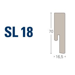 Parador plinthe uni blanc D001 10