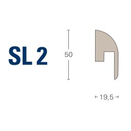 Parador plinthe uni blanc D001 6