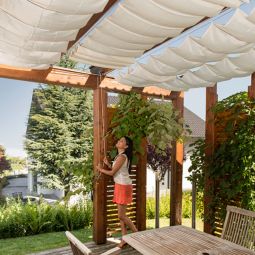 Windhager Voile d'ombrage Set blanc 4