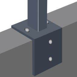 Kit clôture grillage double fils, 6