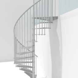 Minka escalier colimaçon Portofino blanc 7