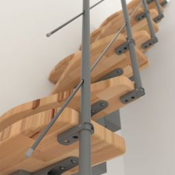 Minka escalier compact Quatro Turn 5