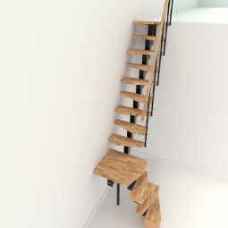 Minka escalier compact Quatro Turn 3