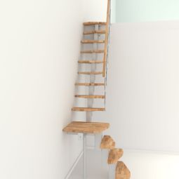 Minka escalier compact Quatro Turn 3