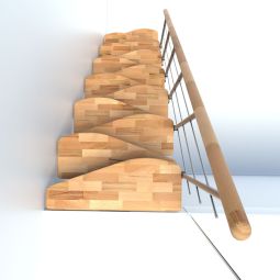 Minka escalier compact Quatro noir 4