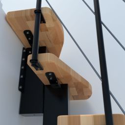 Minka escalier compact Quatro noir 5