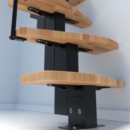 Minka escalier compact Quatro noir 6